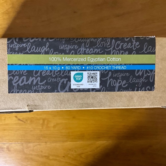 Artiste Hand Dyed 100% Mercerized Egyptian Cotton Crochet Thread Size 10 15 Pack - Picture 2 of 4